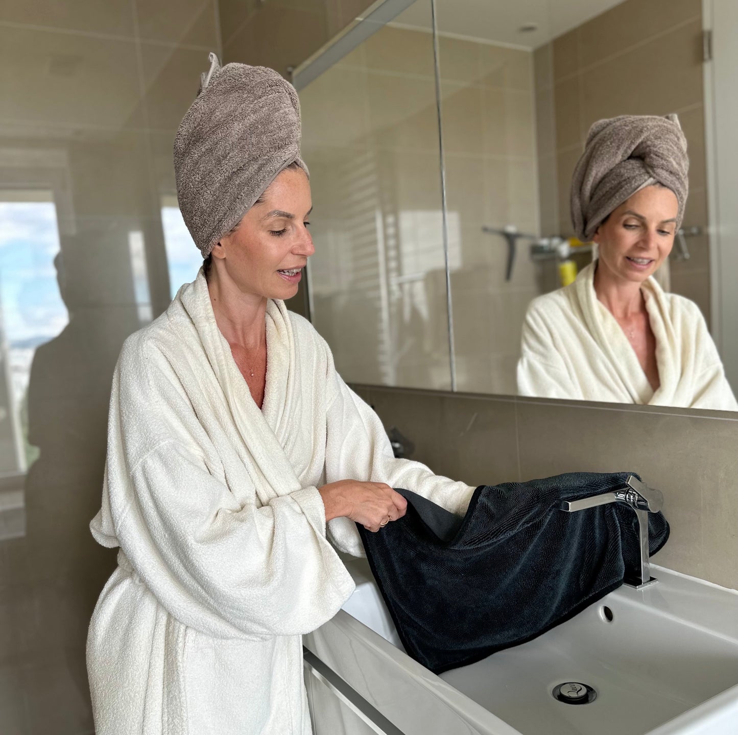 Toalla secadora Shiny Bath™ XL - 2X1