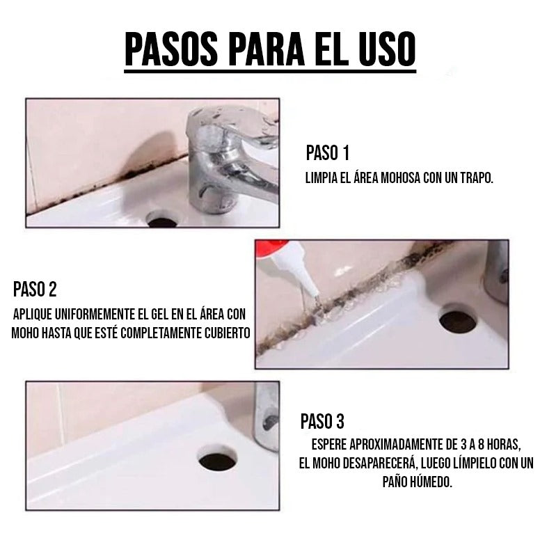 Gel Limpiador Antimoho - 2 X 1